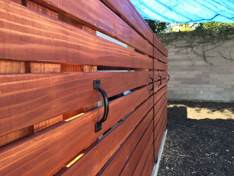 Redwood Fence Installation