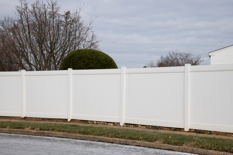 White Fence Installation